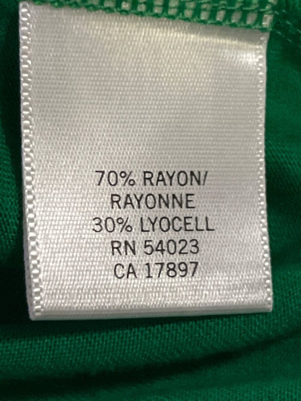 Banana Republic Green Drape Neck Sleeveless Top Women's L Used - Picture 6 of 12